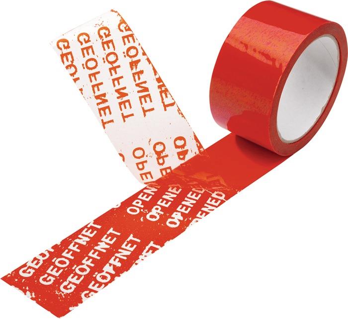 Sicherheitspackband ENVO TAPE® rot Länge 50 m Breite 50 mm Rolle ENVIROPACK