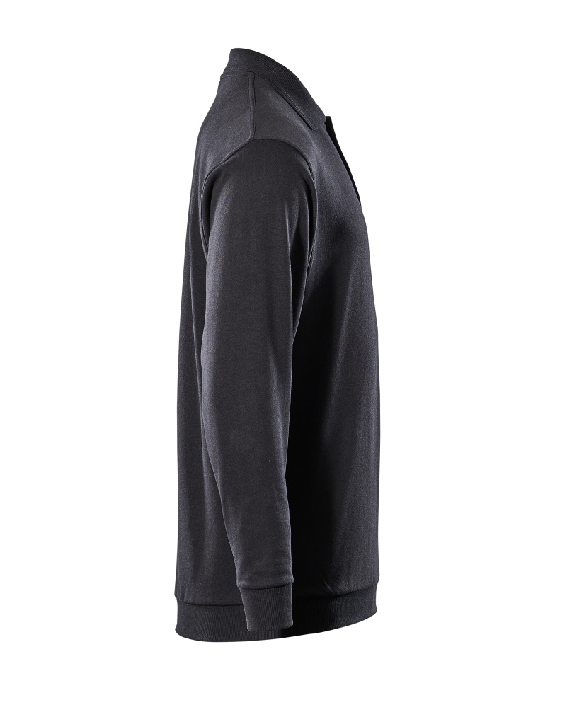 Polo-Sweatshirt CROSSOVER Schwarz L