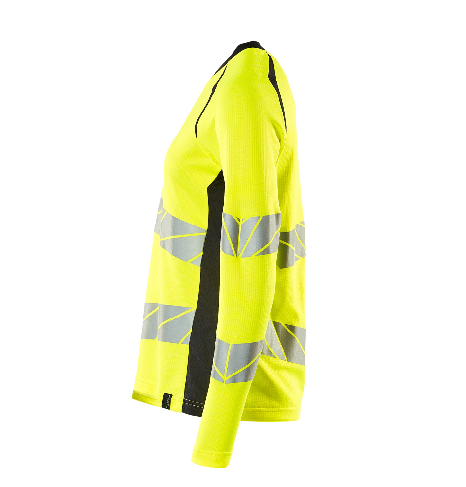 Damen-Passform Langarmshirt ACCELERATE SAFE Hi-vis Gelb/Schwarzblau 3XLONE