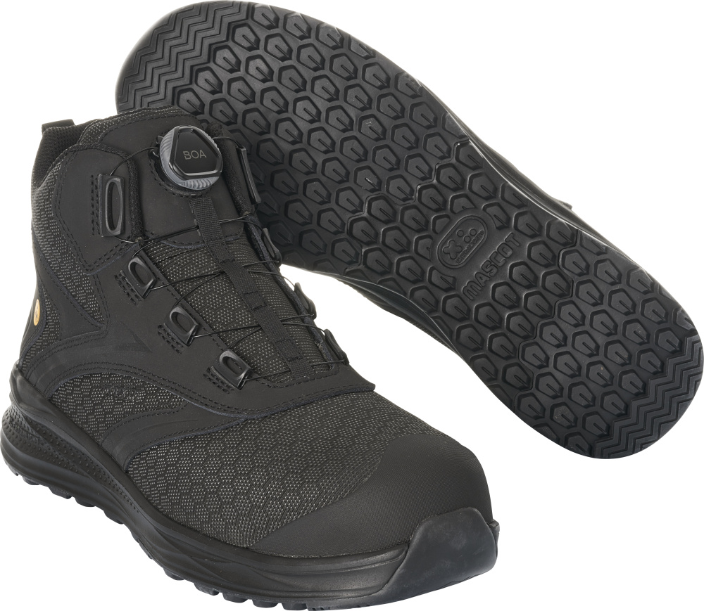 Sicherheitsstiefel FOOTWEAR CARBON Schwarz/Schwarz 50