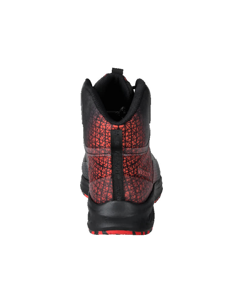 Sicherheitsstiefel FOOTWEAR ACCELERATE Schwarz/Verkehrsrot 0839