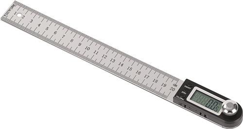 Winkelmesser Schienen-L.200mm Abl.0,1Grad dig.TECWERK