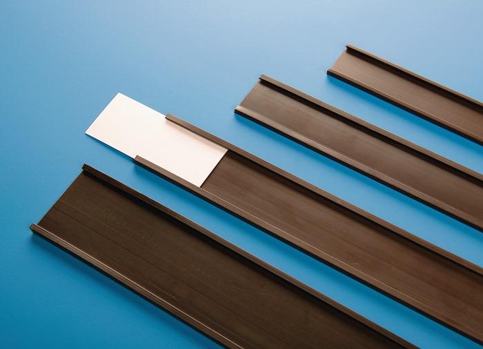 Etikettenhalter Stärke 1,0 mm CProfil magnetisch 30 mm