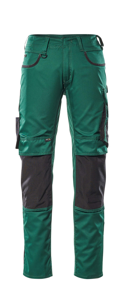 Hose mit Knietaschen UNIQUE Grün/Schwarz 82C44