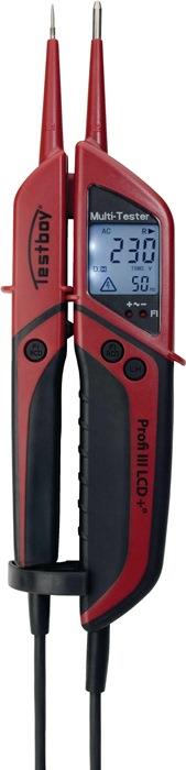 Spannungs-/Durchgangsprüfer Profi III LCD 3-1000 V AC/4-1400 V DC CAT IV 1000 V TESTBOY