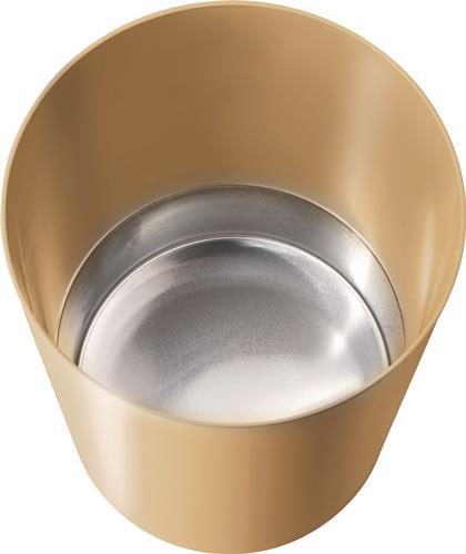Papierkorb 13l H300xØ245mm schwer entflammbar Ku.gold ZWINGO