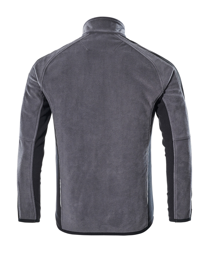 Fleecejacke UNIQUE Anthrazit/Schwarz XL
