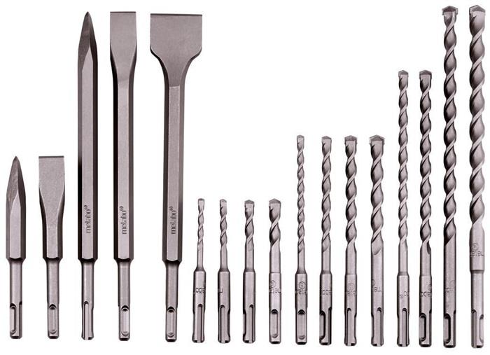 Bohrer-/Meißelset SDS-plus 17teilig METABO