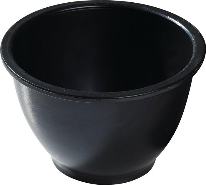 Gipsbecher Höhe 90 mm Ø oben:125 / unten: 60 mm konisch Gummi schwarz