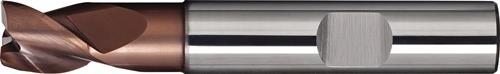 Bohrnutenfräser DIN 6527K TypN D.10mm VHM TiAlN HB Z.3 kurz TECWERK