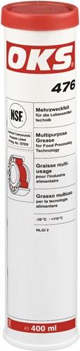 Mehrzweckfett f.die Lebensmitteltechnik OKS 476 400ml weiß NSF H1 Kartusche OKS