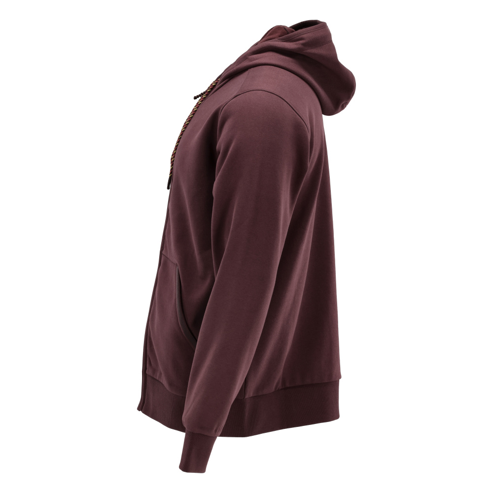 Kapuzenpullover mit Reißverschluss CUSTOMIZED Bordeaux S