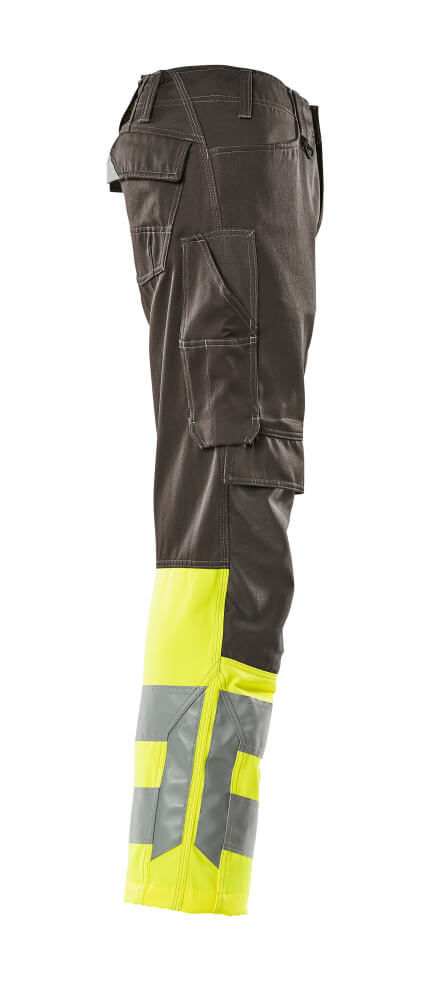 Hose mit Knietaschen SAFE SUPREME Dunkelanthrazit/Hi-vis Gelb 82C48