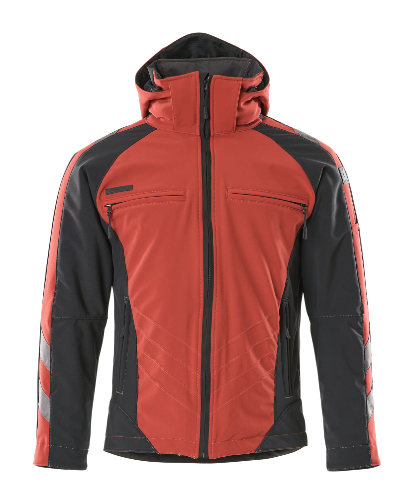 Winterjacke UNIQUE Rot/Schwarz L