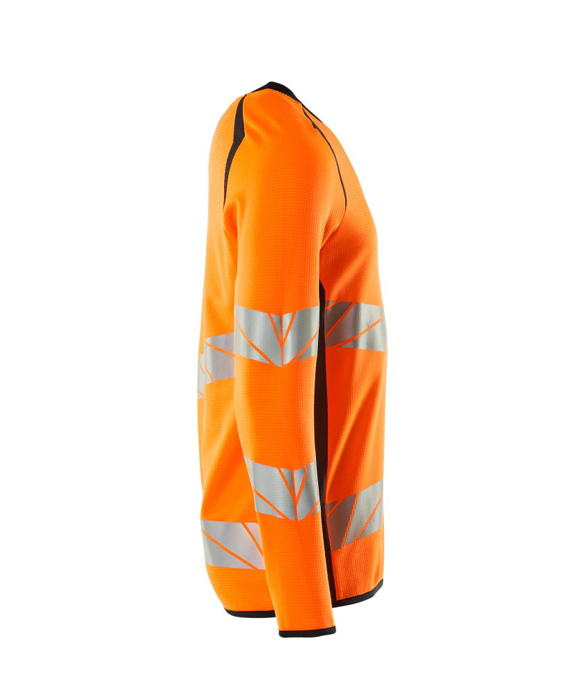 Sweatshirt ACCELERATE SAFE Hi-vis Orange/Schwarzblau XL ONE