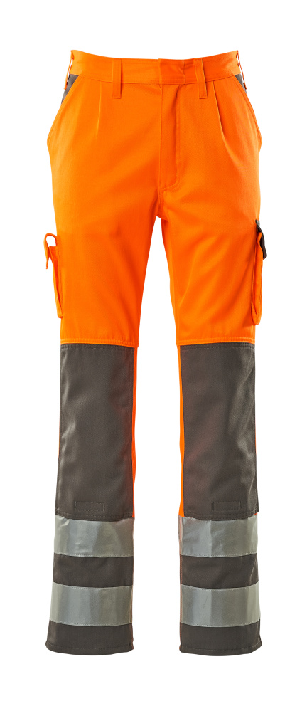 Hose mit Knietaschen SAFE COMPETE Hi-vis Orange/Anthrazit 76C54