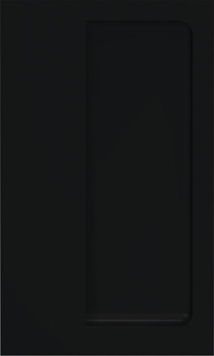 Schiebetürmuschel 539B 90 tiefschwarz matt 90