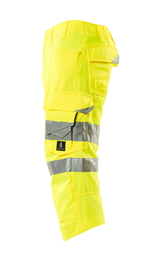 Dreiviertel-Hose mit Knietaschen SAFE SUPREME Hi-vis Gelb C44