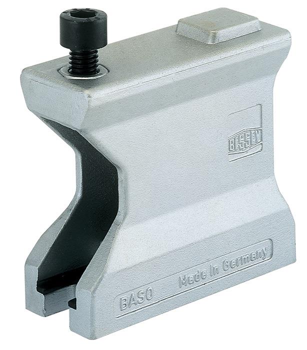 Aufspannsockel 80 mm Befestigungsbohrung offen Gewinde M10 BESSEY