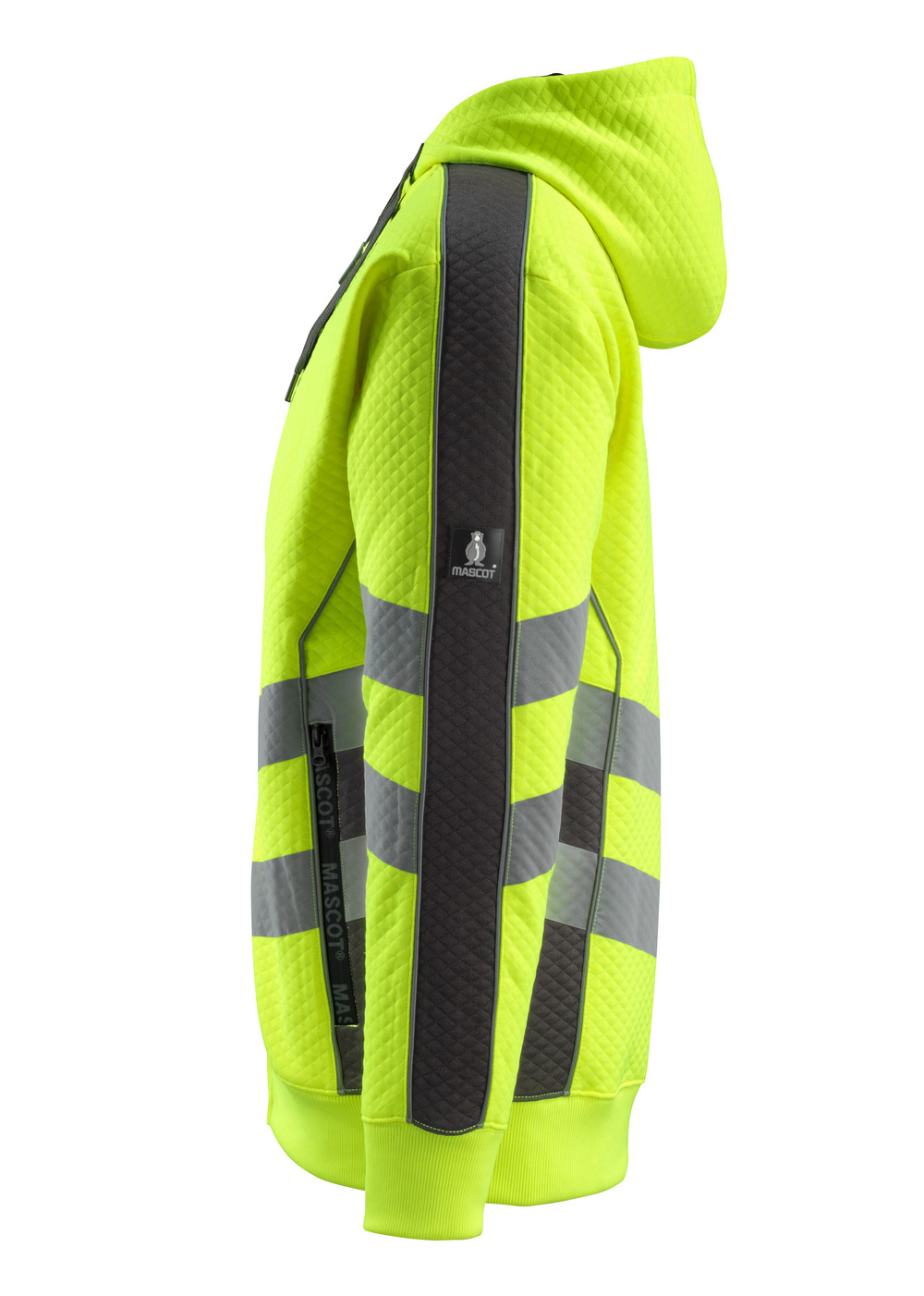 Kapuzenpullover mit Reißverschluss SAFE SUPREME Hi-vis Gelb/Dunkelanthrazit 4XL