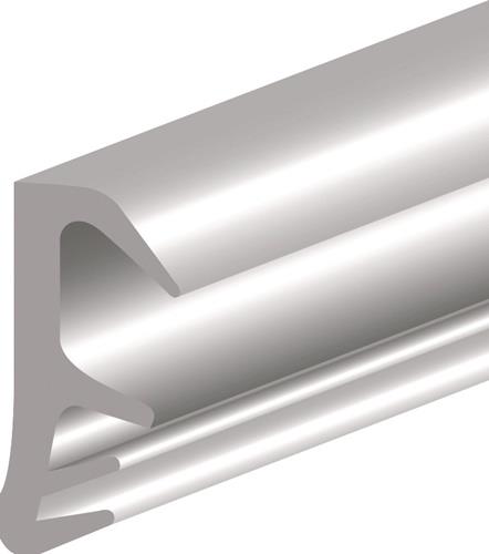 Flügelfalzdichtung 4050 L.5m z.Einfräsen PVC blk beige ELLEN