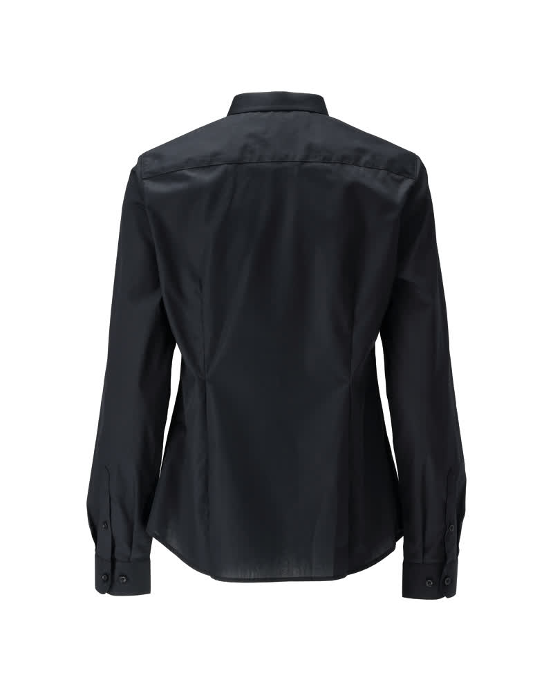 Damen-Passform Hemd FRONTLINE Vollschwarz 44