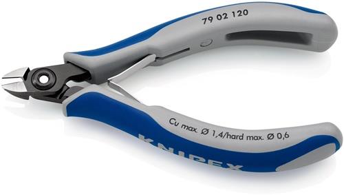 Präzisions-Elektronik-Seitenschn.L.120mm Form 0 Facette ja,sehr kl.pol.KNIPEX