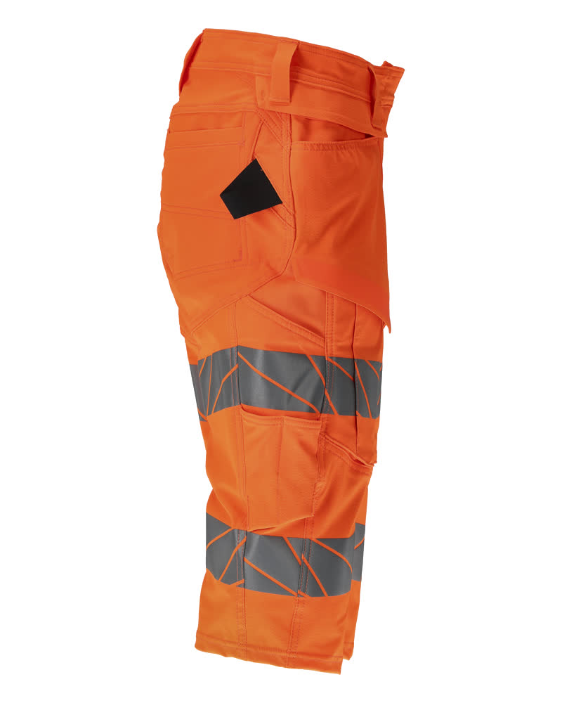 Damen-Passform DIAMOND Shorts, lang ACCELERATE SAFE Hi-vis Orange C56