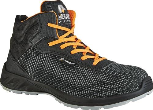 Sicherheitsstiefel Diamont AVANGER Gr.40 W.11 schwarz/orange S3S CI FO SR