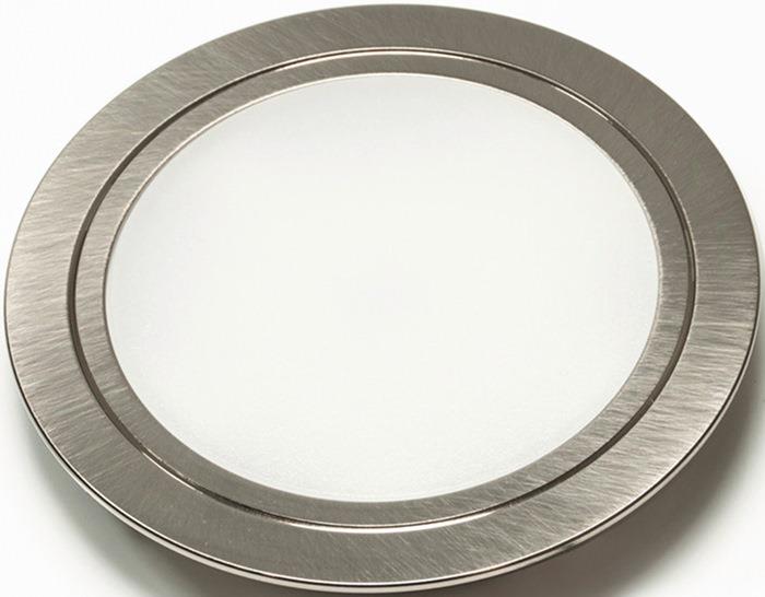 Einbauleuchte Chip Emotion 12 V 4 W Einlass-Ø 68 mm Rahmenfarbe Edelstahloptik L&S