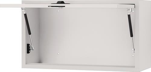 Hängeschrank H400xB700xT310mm Vollblechtür lichtgrau/lichtgrau