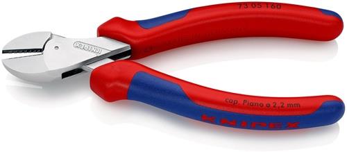 Kompaktseitenschneider X-Cut® L.160mm Kopf verchr.Mehrkomp.-Hüllen KNIPEX
