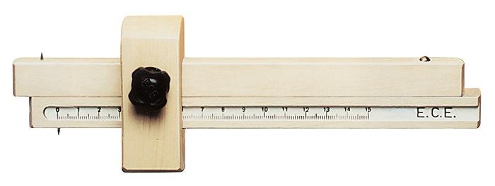 Streichmaß Maßlänge 150 mm Weißbuche ECE