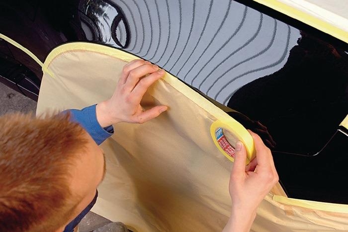 Präzisionskrepp 4334 glatt gelb Rolle 19 mm