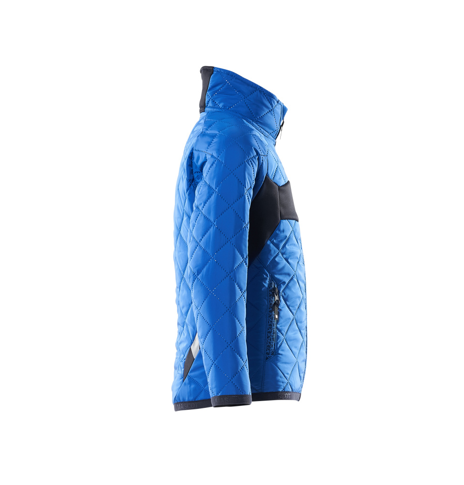 Thermojacke für Kinder ACCELERATE Azurblau/Schwarzblau 104
