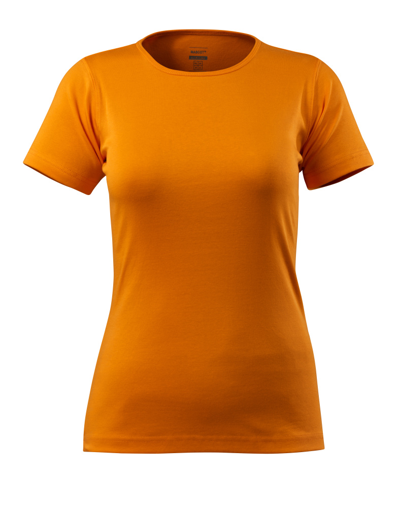 Damen-Passform T-Shirt CROSSOVER Hellorange XS