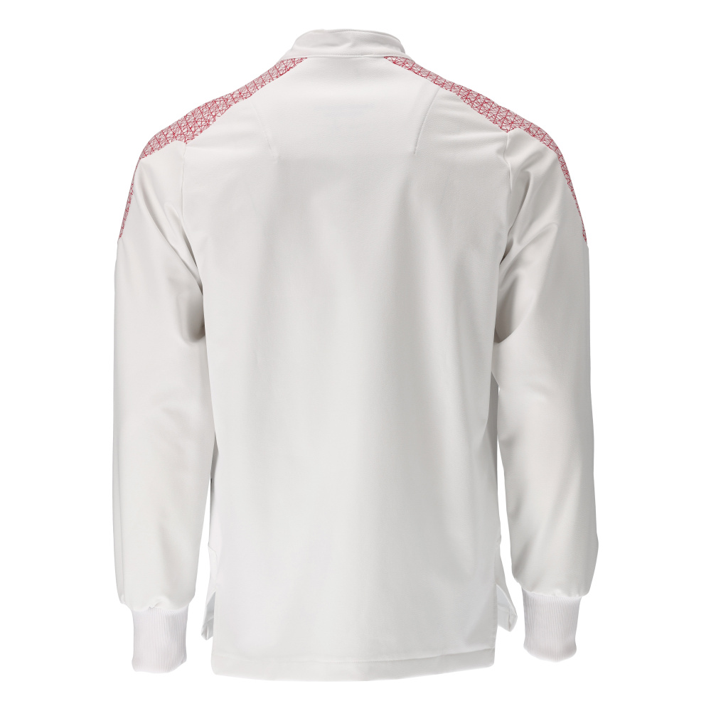 Jacke FOOD & CARE Weiß/Verkehrsrot XL