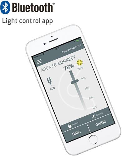 LED-Strahler AREA 10 CONNECT 84 W 1000-10000 lm IP65 SCANGRIP