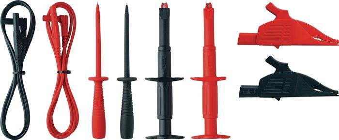 Messleitungssatz TA 3 044126 8-teilig Messspitzen-Ø 4 mm Länge 1000 mm BENNING