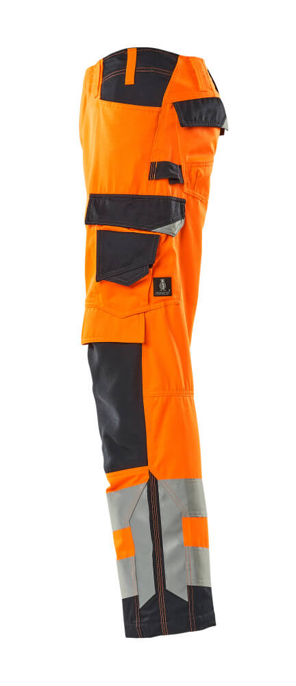 Hose mit Knietaschen SAFE SUPREME Hi-vis Orange/Schwarzblau 76C50