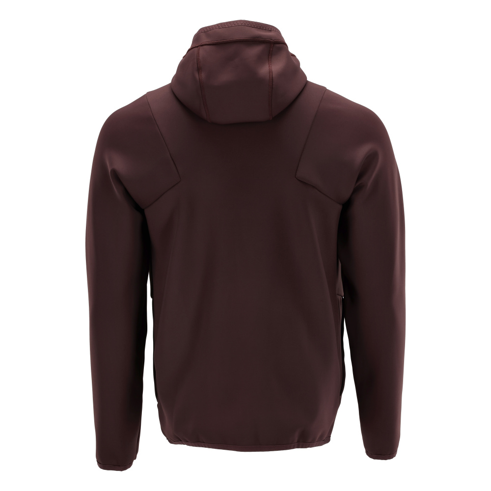 Fleecejacke mit Kapuze CUSTOMIZED Bordeaux S