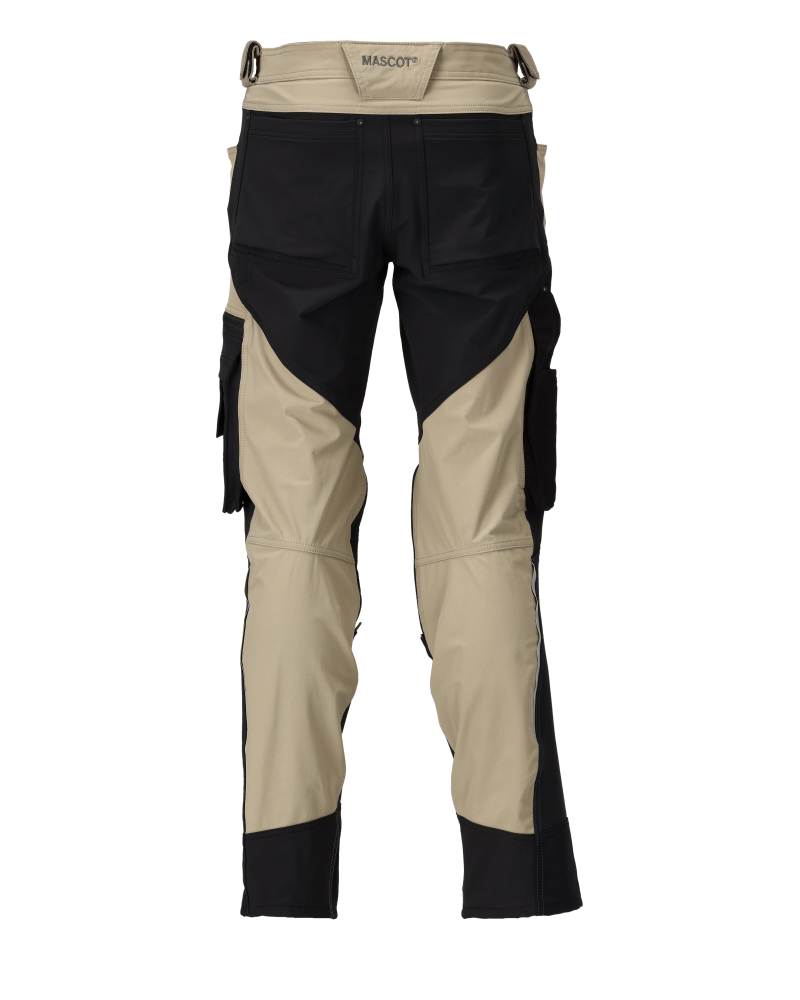 Hose mit Knietaschen ADVANCED Hellkhaki/Schwarz 82C43