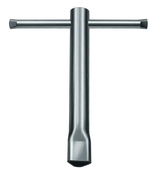 Dreikantsteckschlüssel DIN 22417 A verzinkt M10 140 mm 20 mm innen 15,05 mm