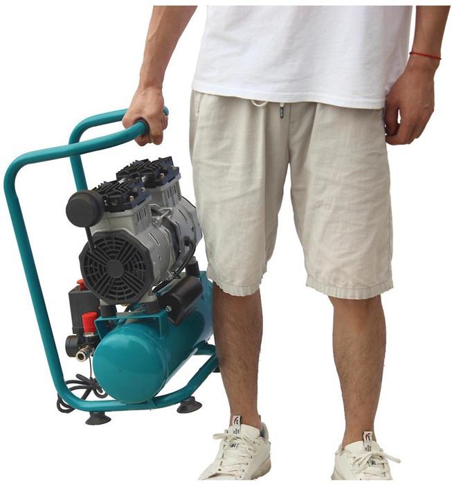 Kompressor Handy Silence 221 OF E 200 l/min 8 bar 1,1 kW 230 V50 Hz 6 l AIRCRAFT