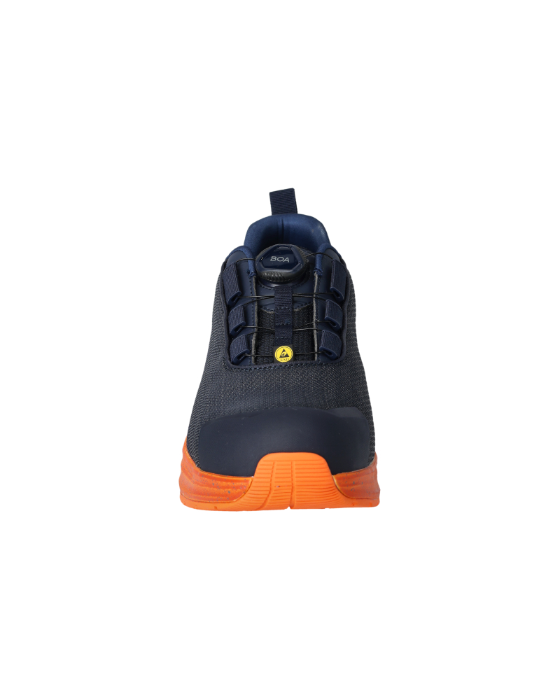 Sicherheitsschuhe FOOTWEAR CUSTOMIZED Schwarzblau/Hellorange 0839