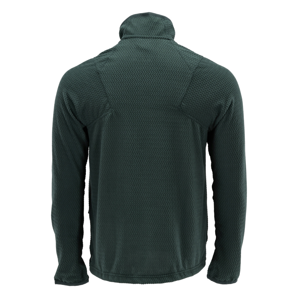 Microfleece Pullover mit Reißverschluss CUSTOMIZED Waldgrün 4XL