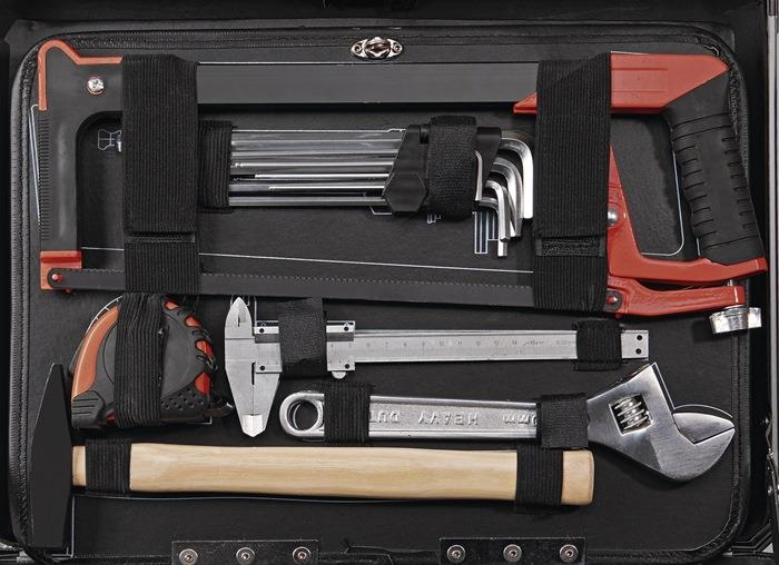 Werkzeugsortiment 136-teilig im Aluminium Rahmenkoffer NOW