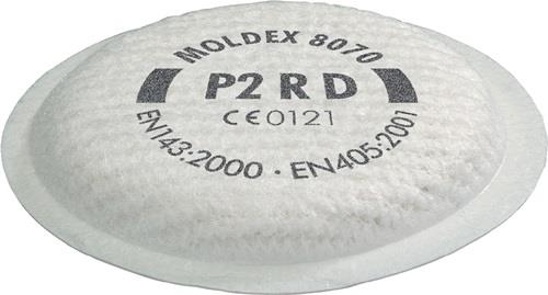 Partikelfilter 807001 EN 143:2021 P2 f.Ser.8000 MOLDEX