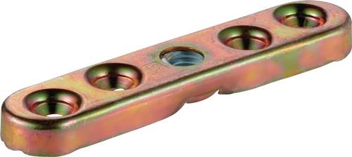 Flansch -93 193 Pro 100 STA verzinkt,gelb f.Holzflügel HELM