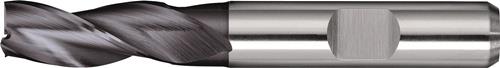 Bohrnutenfräser DIN 844 TypN D.10mm HSS-Co8 TiCN Weldon Z.3 lang TECWERK